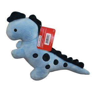 Linzy Toys Blue Dinosaur Plush Toddler Boy Stuffed Toy Room Decor 11" Age 3+ NWT